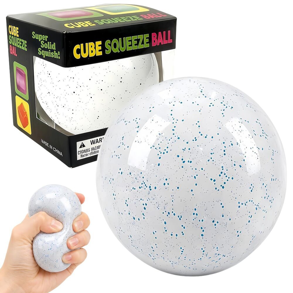 Snowball Stress Ball,Stretchy Fidget Toys for Anxiety Relief Squishy